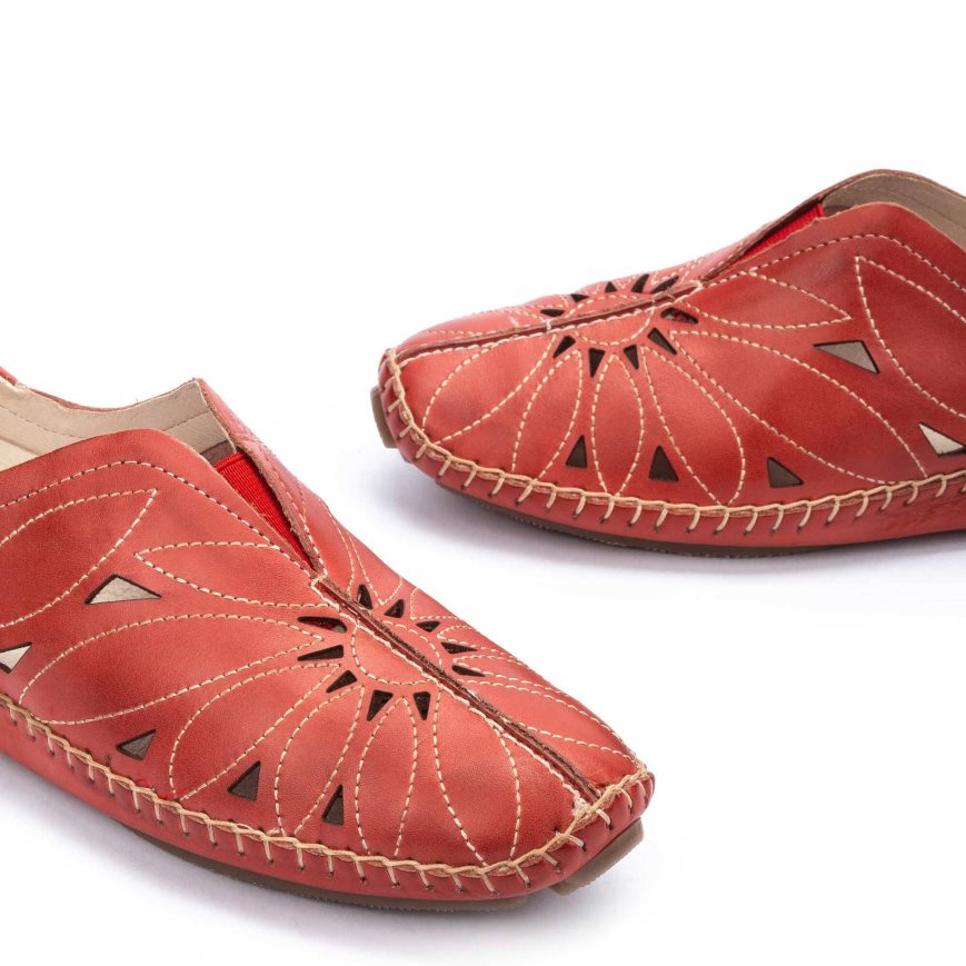 Women's Pikolinos JEREZ Moccasins Red | NZ R3815AQ